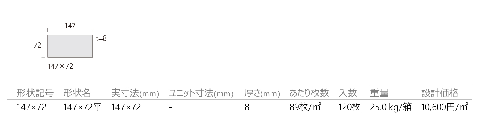 レクタン［BE］形状図画像1