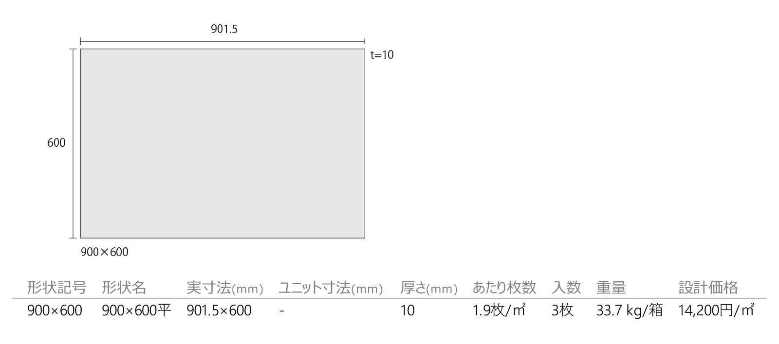 ボード［BOD］形状図画像1