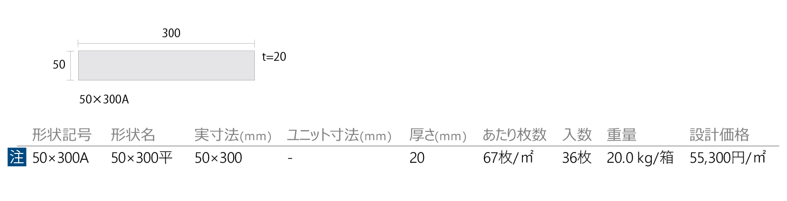 大谷石［DNS］形状図画像1