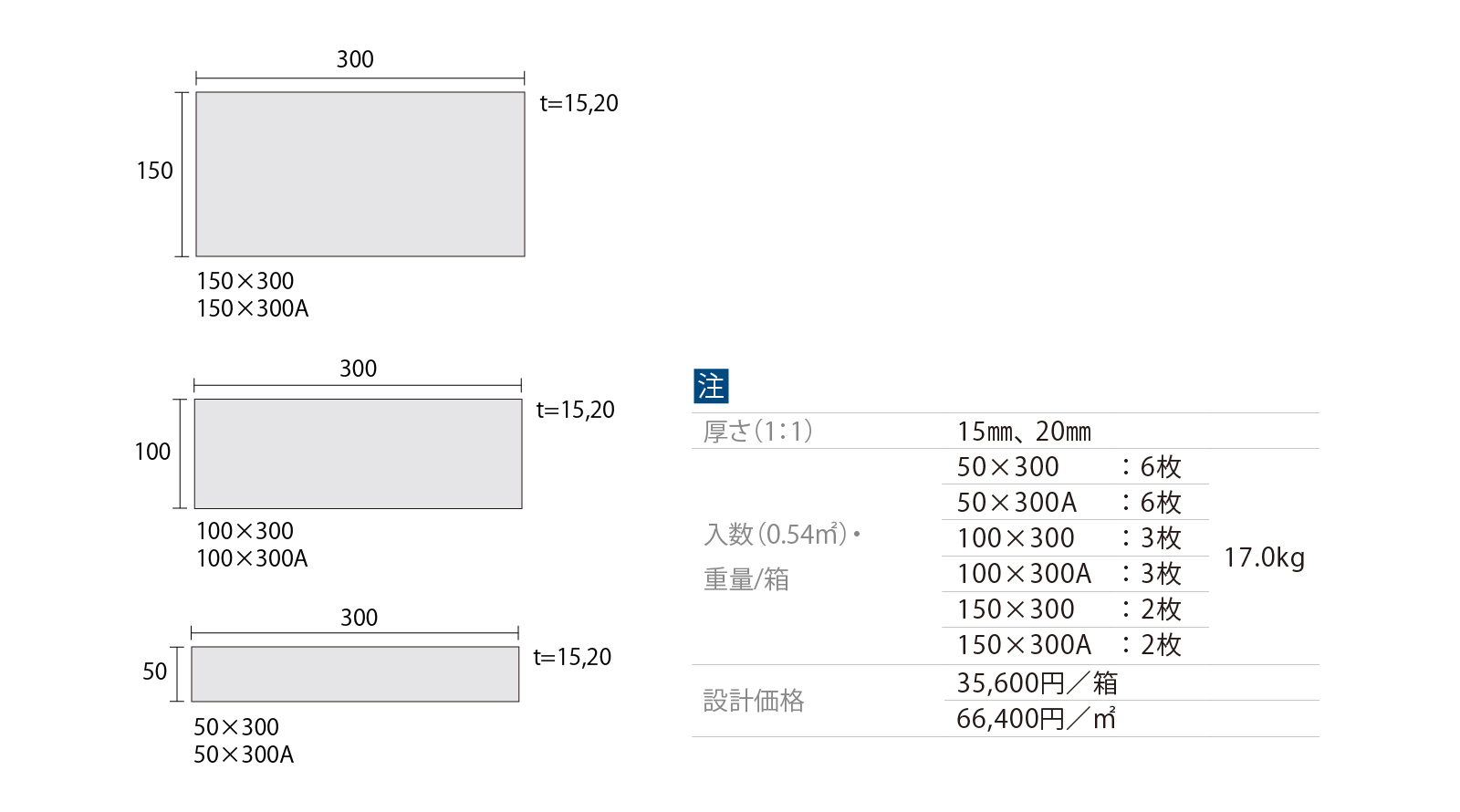 大谷石［DNS］形状図画像1