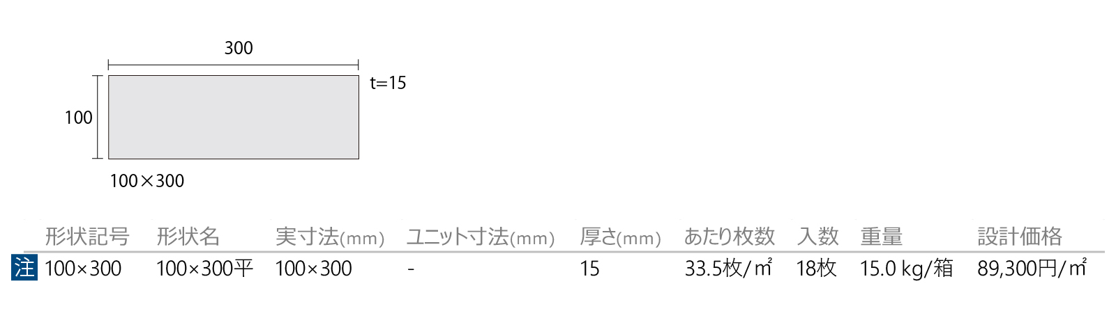 大谷石［DNS］形状図画像1