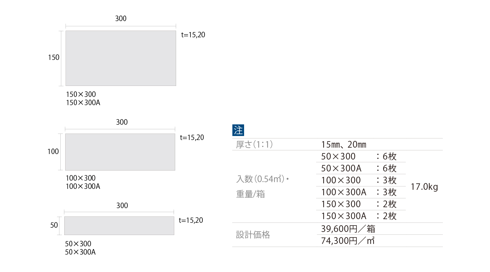 大谷石［DNS］形状図画像1