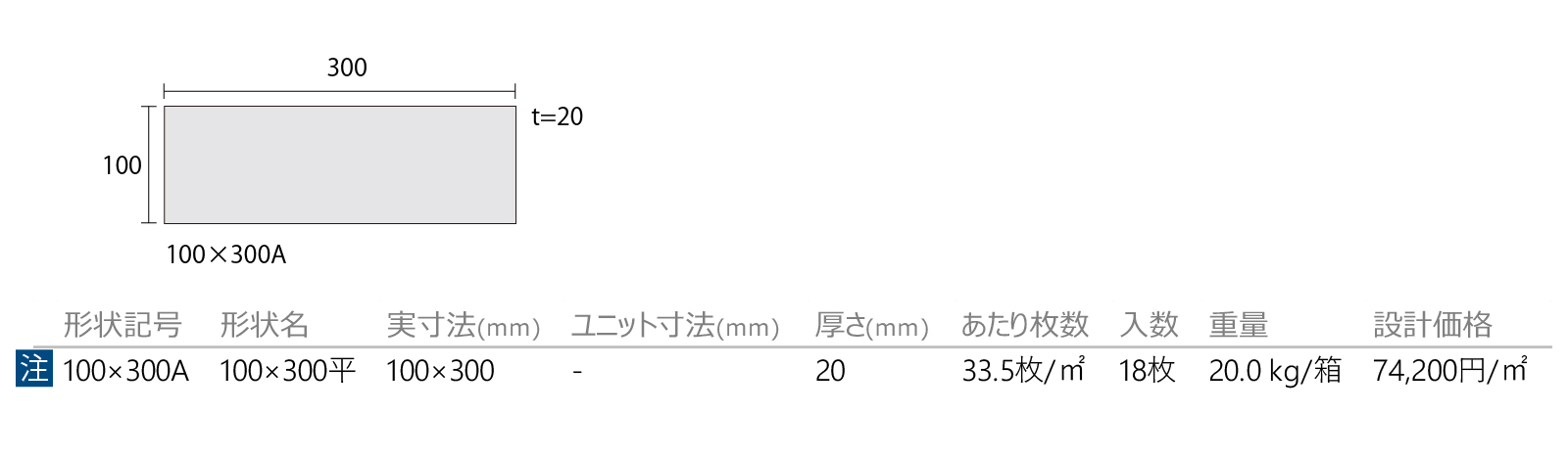 大谷石［DNS］形状図画像1