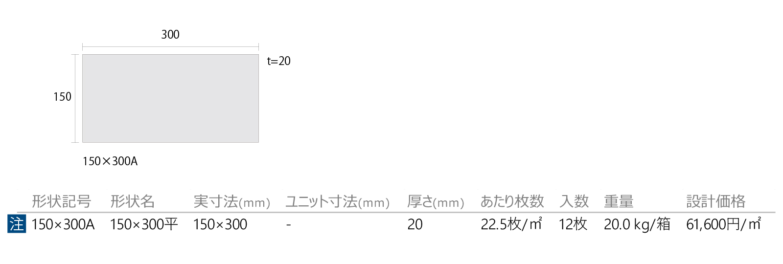 大谷石［DNS］形状図画像1