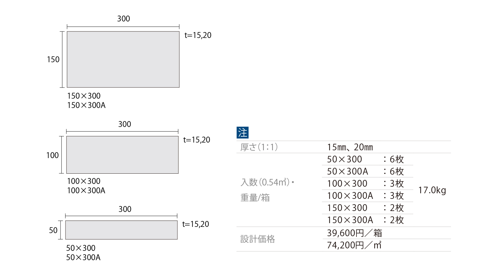 大谷石［DNS］形状図画像1