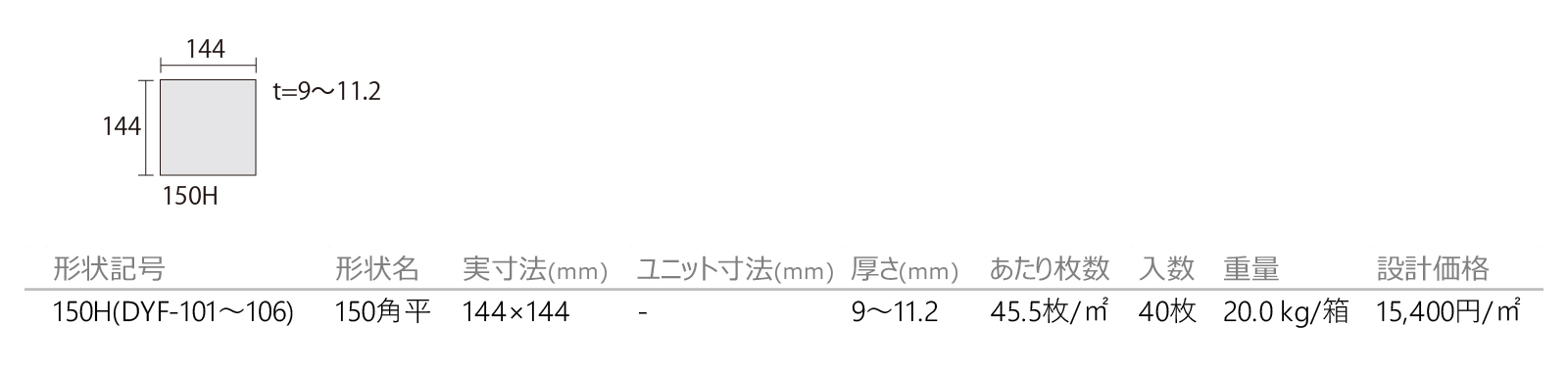 ドライフロア［DYF］形状図画像1