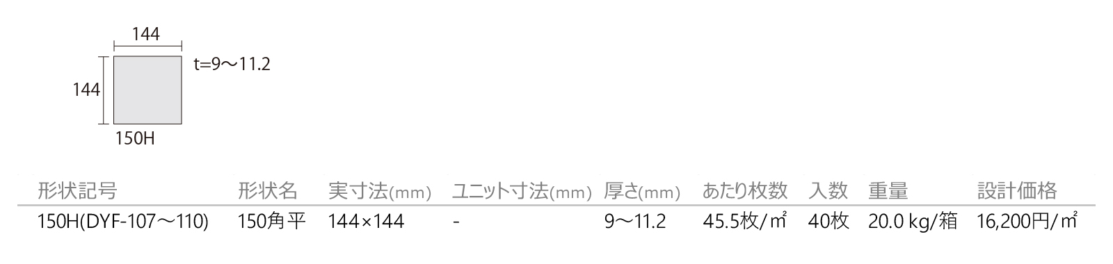 ドライフロア［DYF］形状図画像1