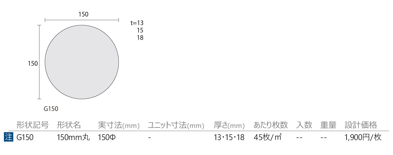 円瓦（えんが）［ENG］形状図画像1