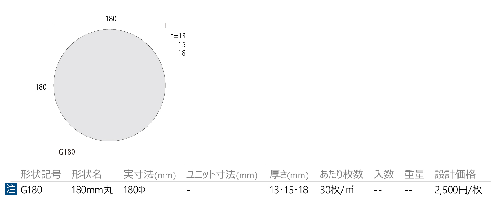 円瓦（えんが）［ENG］形状図画像1