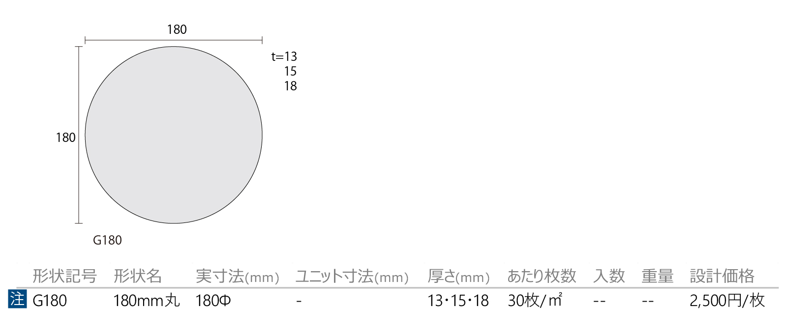 円瓦（えんが）［ENG］形状図画像1
