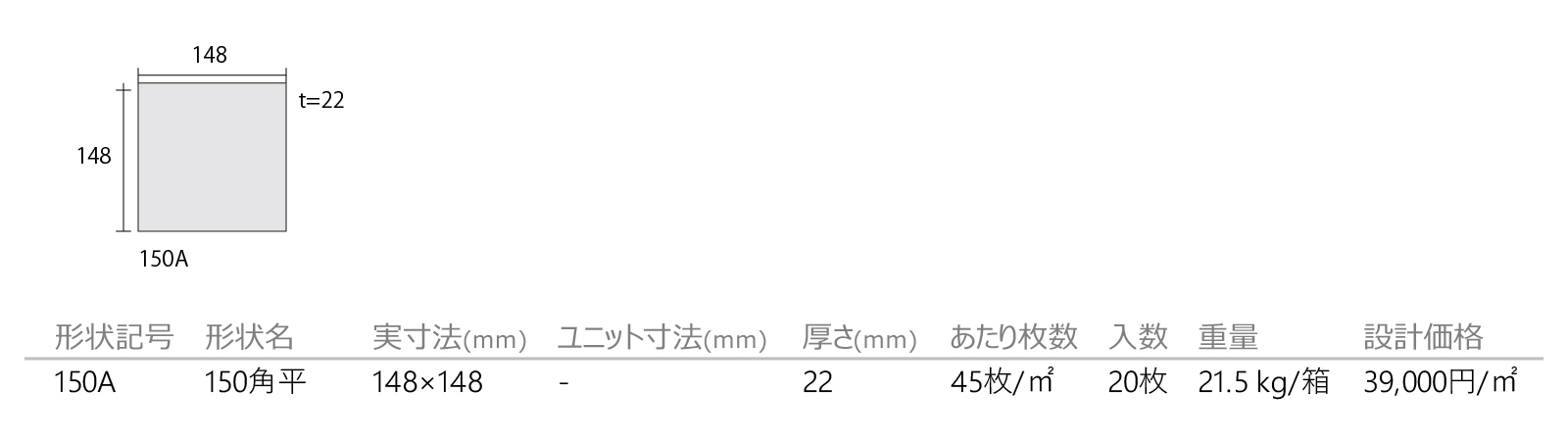 ジャパン／シロ［JPS］形状図画像1