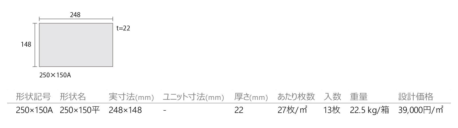 ジャパン／シロ［JPS］形状図画像1