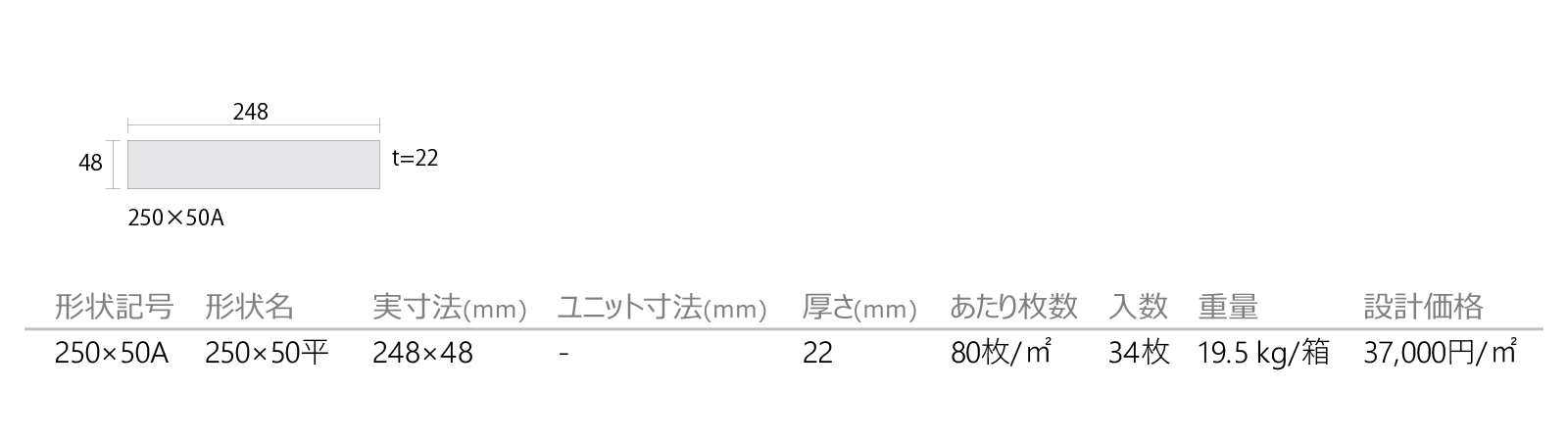 ジャパン／シロ［JPS］形状図画像1