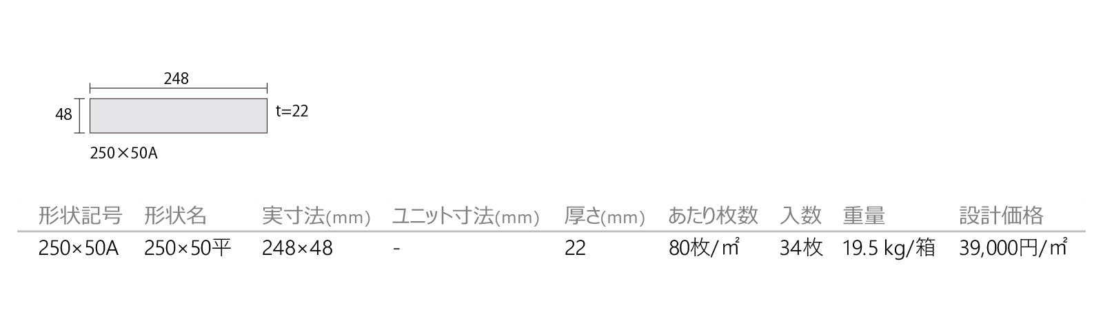 ジャパン／シロ［JPS］形状図画像1