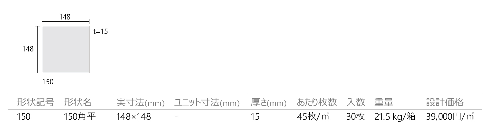 ジャパン／テンモク［JPT］形状図画像1
