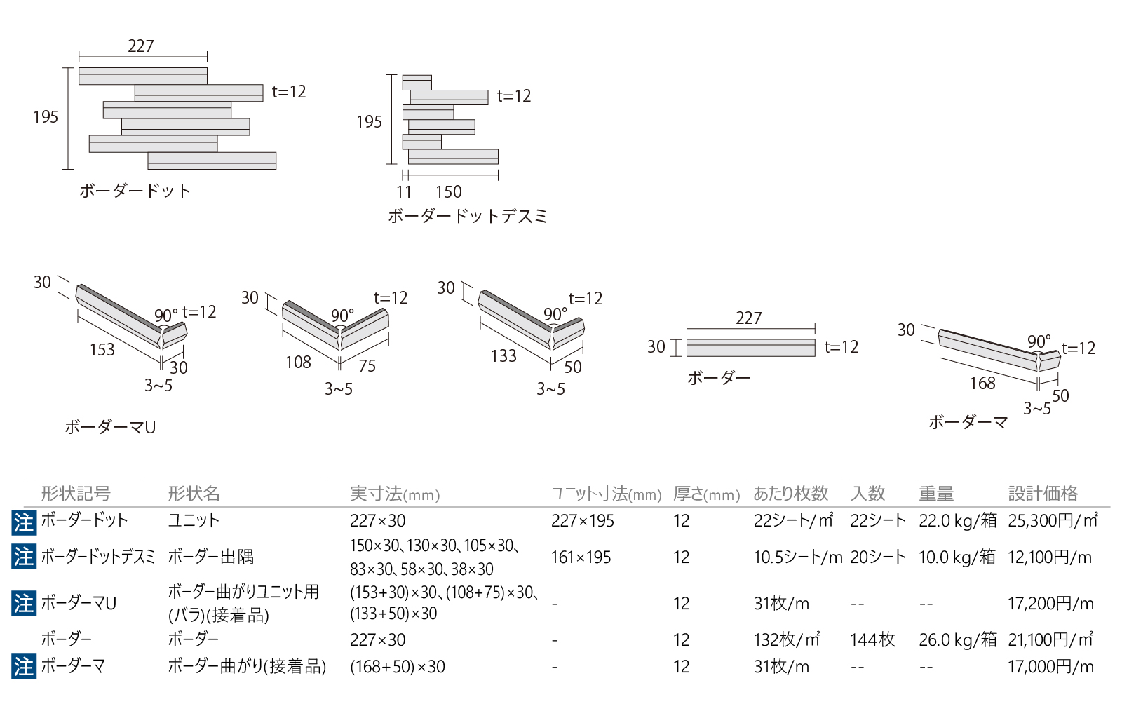 スラントテッセラ［KMV］形状図画像1
