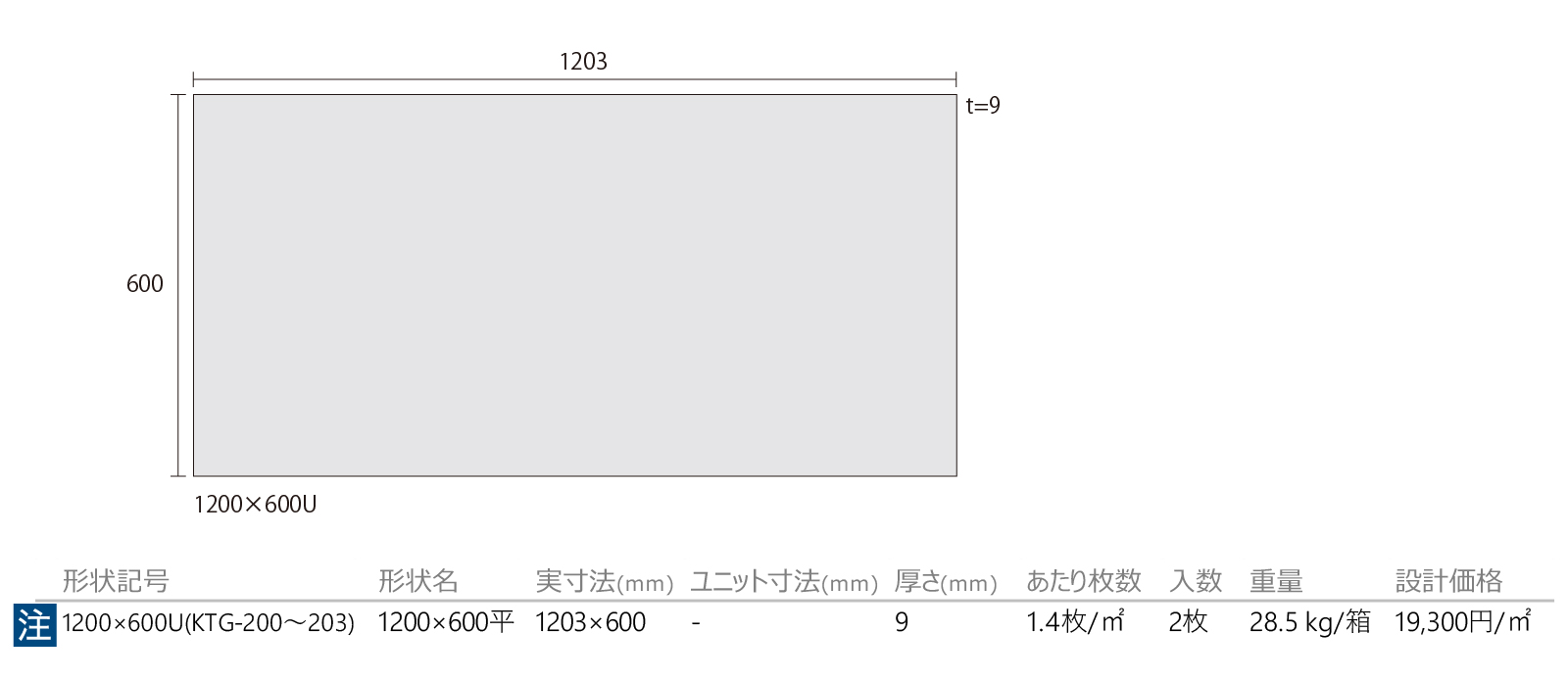 KINTSUGI［KTG］形状図画像1