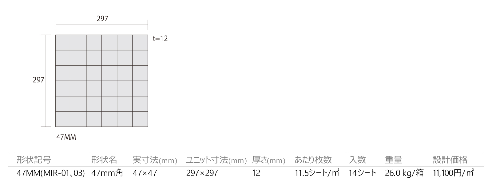 ブランネーロ［MIR］形状図画像1