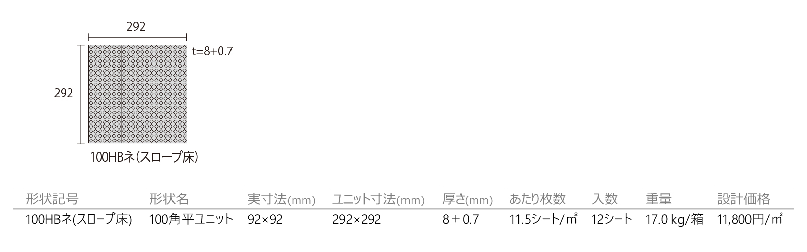 クイーンフロアー［QF］(スロープ床)形状図画像1