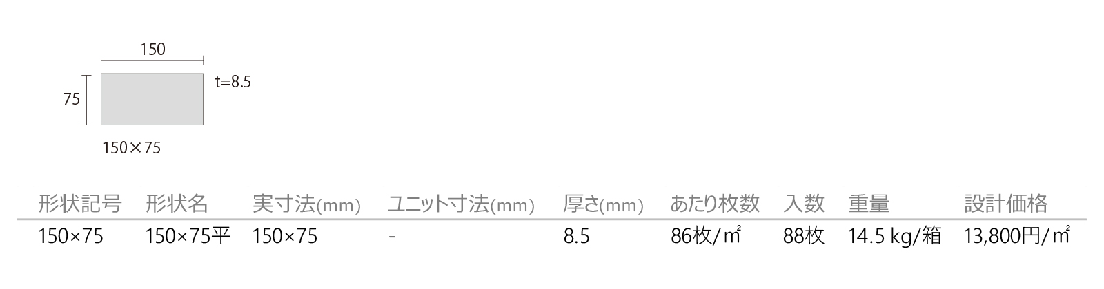 ホワイトロード［SUM］形状図画像1
