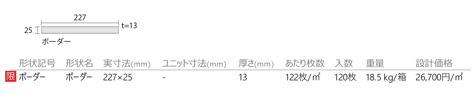 陶波紋(とうはもん)［THJ］形状図画像1