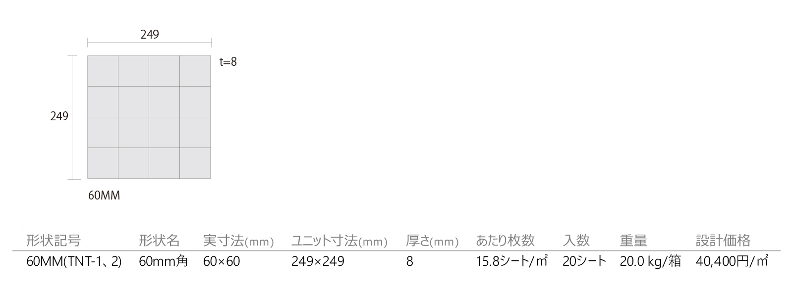 ティント［TNT］形状図画像1