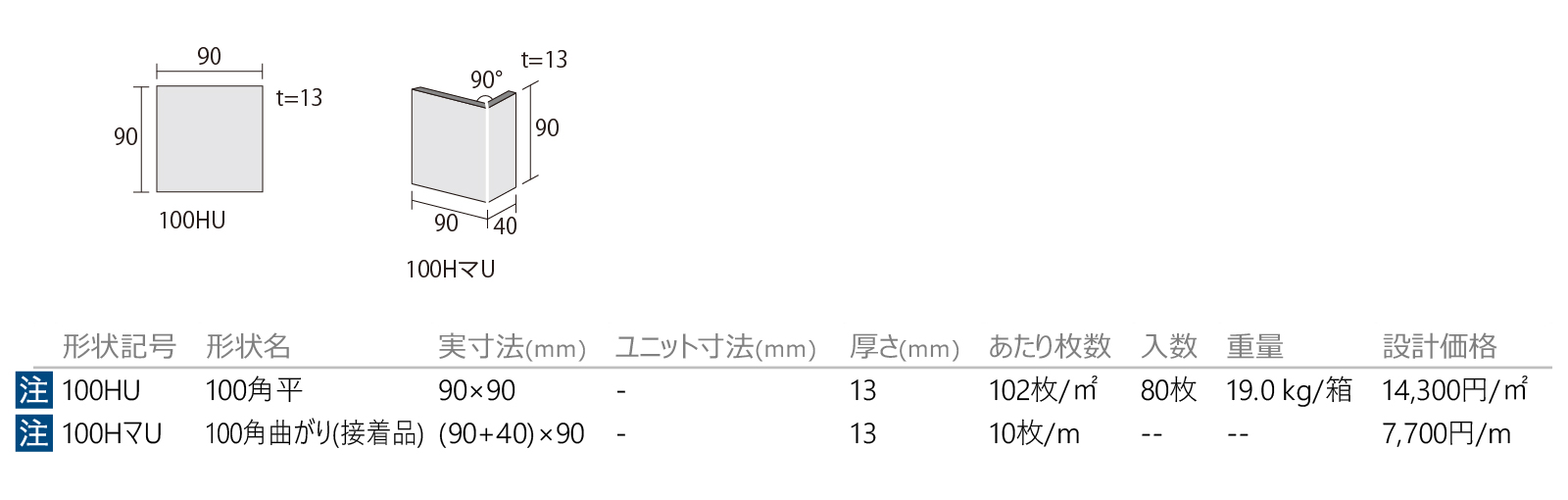 ノーバ陶爛(とうらん)［TR］形状図画像1