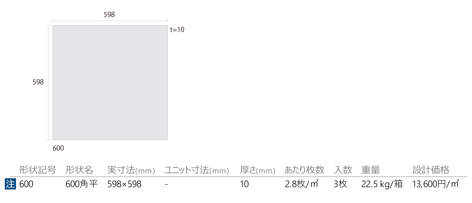 トラベルティーノ［TVT］形状図画像1