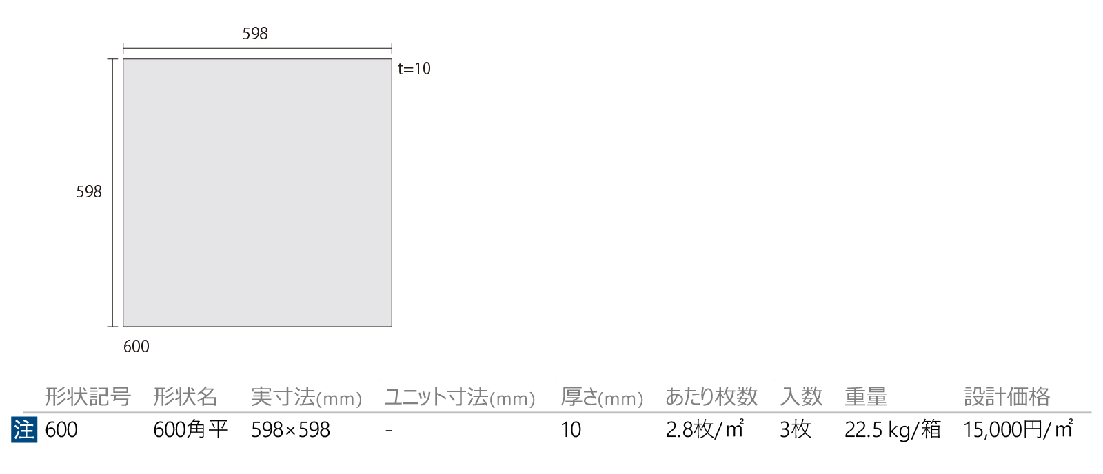トラベルティーノ［TVT］形状図画像1