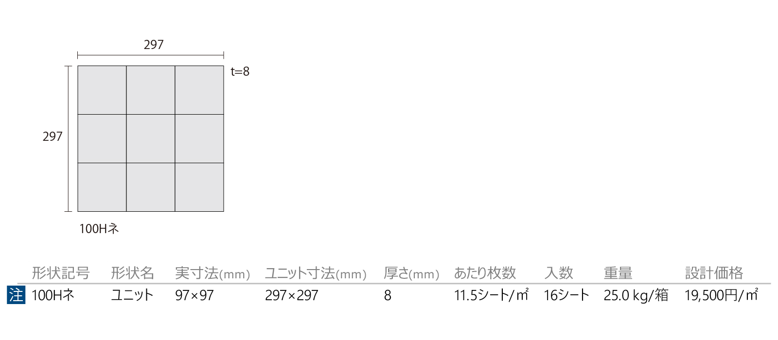 ビンテージ［VTG］形状図画像1