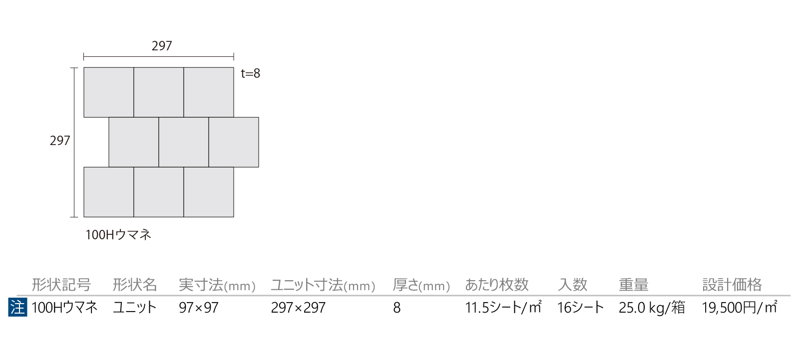 ビンテージ［VTG］形状図画像1